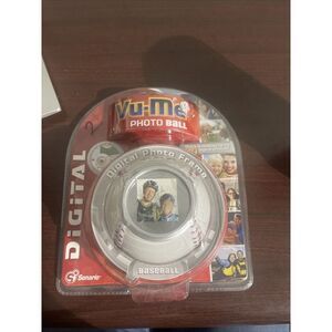 2007 Vu-Me Photo Ball store & Display 70 digital Photos NIP new baseball‎ design